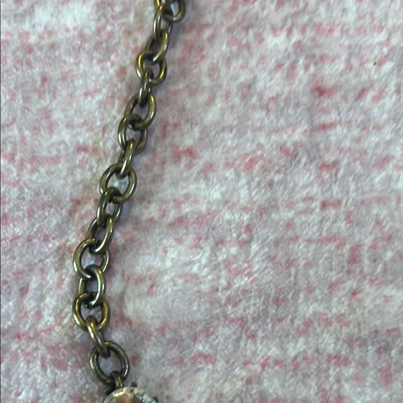 J. Crew Pink and Blue Iridescent Bead Necklace - Picture 4 of 10